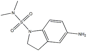 5-amino-N,N-dimethyl-2,3-dihydro-1H-indole-1-sulfonamide Struktur