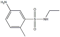 5-amino-N-ethyl-2-methylbenzene-1-sulfonamide Structure