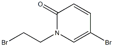 5-bromo-1-(2-bromoethyl)pyridin-2(1H)-one Structure