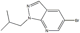 5-bromo-1-isobutyl-1H-pyrazolo[3,4-b]pyridine Struktur