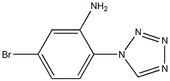 5-bromo-2-(1H-1,2,3,4-tetrazol-1-yl)aniline 结构式