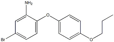 5-bromo-2-(4-propoxyphenoxy)aniline Structure