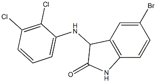  5-bromo-3-[(2,3-dichlorophenyl)amino]-2,3-dihydro-1H-indol-2-one