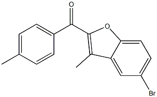  5-bromo-3-methyl-2-[(4-methylphenyl)carbonyl]-1-benzofuran