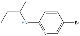5-bromo-N-(butan-2-yl)pyridin-2-amine,,结构式