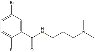 5-bromo-N-[3-(dimethylamino)propyl]-2-fluorobenzamide Structure