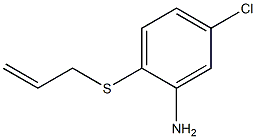 5-chloro-2-(prop-2-en-1-ylsulfanyl)aniline Struktur