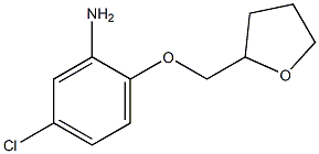 5-chloro-2-(tetrahydrofuran-2-ylmethoxy)aniline Structure