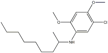 5-chloro-2,4-dimethoxy-N-(nonan-2-yl)aniline Structure