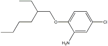 5-chloro-2-[(2-ethylhexyl)oxy]aniline,,结构式