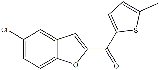 5-chloro-2-[(5-methylthiophen-2-yl)carbonyl]-1-benzofuran