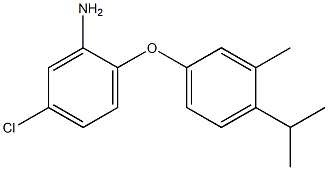 5-chloro-2-[3-methyl-4-(propan-2-yl)phenoxy]aniline