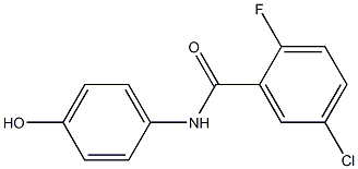  5-chloro-2-fluoro-N-(4-hydroxyphenyl)benzamide