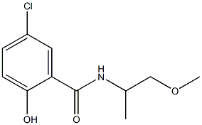 5-chloro-2-hydroxy-N-(1-methoxypropan-2-yl)benzamide Structure