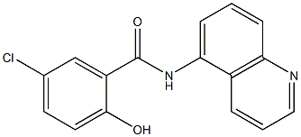  5-chloro-2-hydroxy-N-(quinolin-5-yl)benzamide