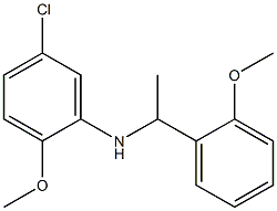 5-chloro-2-methoxy-N-[1-(2-methoxyphenyl)ethyl]aniline