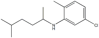 5-chloro-2-methyl-N-(5-methylhexan-2-yl)aniline