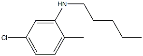 5-chloro-2-methyl-N-pentylaniline 化学構造式