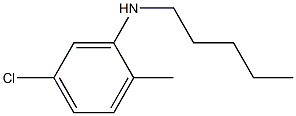 5-chloro-2-methyl-N-pentylaniline Struktur