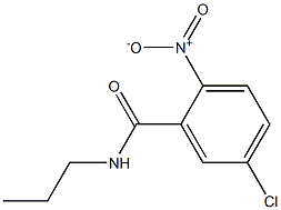 5-chloro-2-nitro-N-propylbenzamide 化学構造式