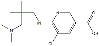  5-chloro-6-({2-[(dimethylamino)methyl]-2-methylpropyl}amino)pyridine-3-carboxylic acid