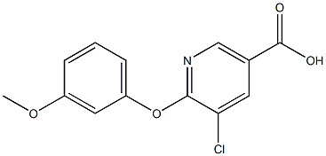 5-chloro-6-(3-methoxyphenoxy)nicotinic acid