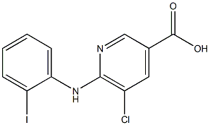 5-chloro-6-[(2-iodophenyl)amino]pyridine-3-carboxylic acid|