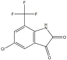 5-chloro-7-(trifluoromethyl)-1H-indole-2,3-dione