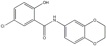5-chloro-N-(2,3-dihydro-1,4-benzodioxin-6-yl)-2-hydroxybenzamide