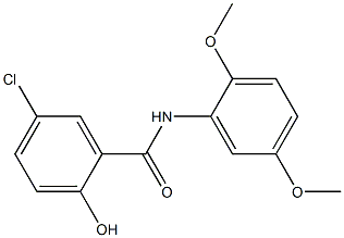 5-chloro-N-(2,5-dimethoxyphenyl)-2-hydroxybenzamide Structure