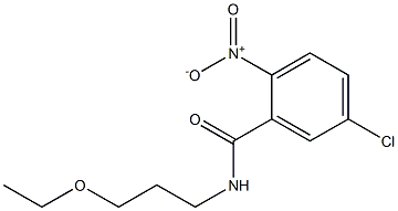 5-chloro-N-(3-ethoxypropyl)-2-nitrobenzamide|