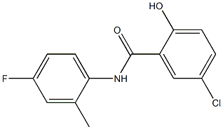  5-chloro-N-(4-fluoro-2-methylphenyl)-2-hydroxybenzamide