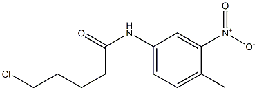 5-chloro-N-(4-methyl-3-nitrophenyl)pentanamide