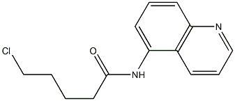 5-chloro-N-(quinolin-5-yl)pentanamide Structure