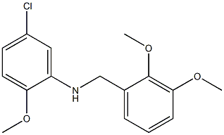 5-chloro-N-[(2,3-dimethoxyphenyl)methyl]-2-methoxyaniline