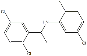  5-chloro-N-[1-(2,5-dichlorophenyl)ethyl]-2-methylaniline