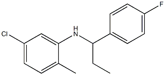  5-chloro-N-[1-(4-fluorophenyl)propyl]-2-methylaniline