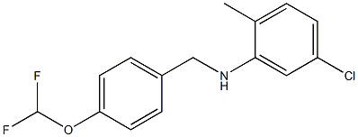 5-chloro-N-{[4-(difluoromethoxy)phenyl]methyl}-2-methylaniline