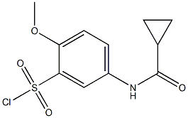 5-cyclopropaneamido-2-methoxybenzene-1-sulfonyl chloride