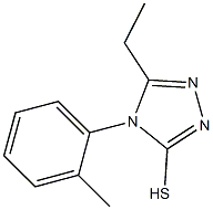 5-ethyl-4-(2-methylphenyl)-4H-1,2,4-triazole-3-thiol Structure