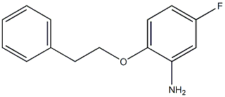 5-fluoro-2-(2-phenylethoxy)aniline Structure