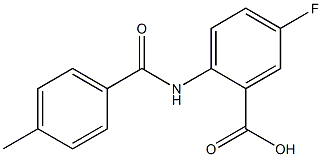 5-fluoro-2-[(4-methylbenzene)amido]benzoic acid|