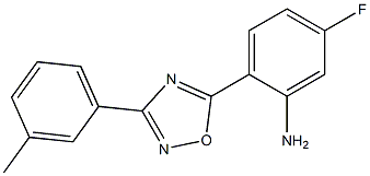 5-fluoro-2-[3-(3-methylphenyl)-1,2,4-oxadiazol-5-yl]aniline