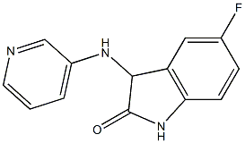 5-fluoro-3-(pyridin-3-ylamino)-2,3-dihydro-1H-indol-2-one Structure