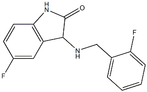 5-fluoro-3-{[(2-fluorophenyl)methyl]amino}-2,3-dihydro-1H-indol-2-one|