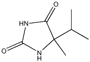 5-isopropyl-5-methylimidazolidine-2,4-dione,,结构式