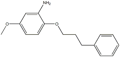 5-methoxy-2-(3-phenylpropoxy)aniline Structure
