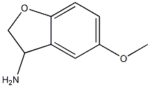 5-methoxy-2,3-dihydro-1-benzofuran-3-amine Struktur