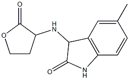 5-methyl-3-[(2-oxooxolan-3-yl)amino]-2,3-dihydro-1H-indol-2-one|