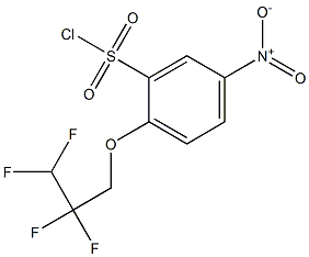 5-nitro-2-(2,2,3,3-tetrafluoropropoxy)benzene-1-sulfonyl chloride